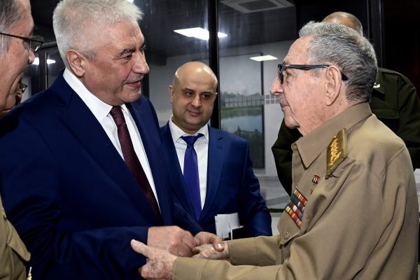 Recibió Raúl al ministro del Interior de la Federación de Rusia