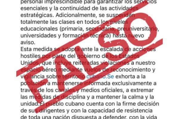 Gobierno cubano niega rumores en redes sobre paralización de actividades en el país