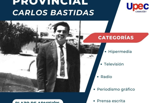 Convocan al Concurso Provincial de Periodismo Carlos Bastidas