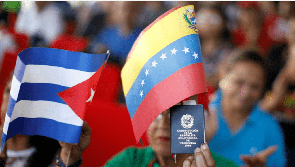 Cuba y Venezuela, dos banderas, una revolución