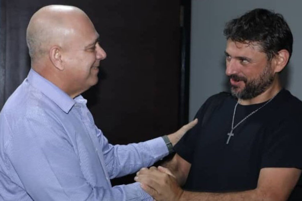 Recibió Morales Ojeda a dirigente argentino Juan Grabois