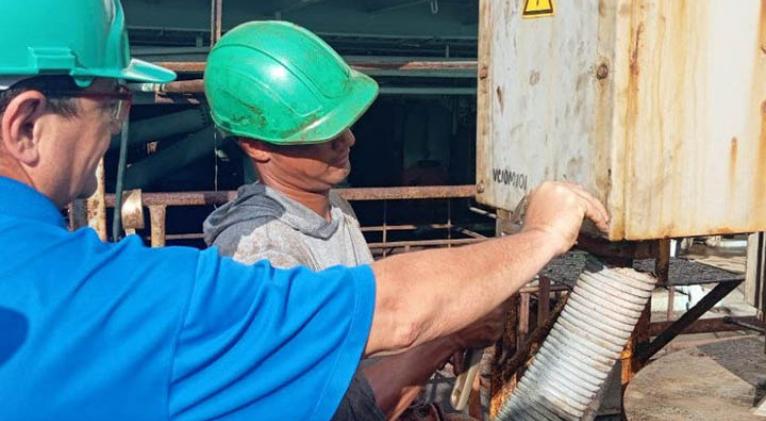 CTE de Nuevitas: constancia por la generación eléctrica nacional