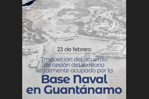 Cuba denuncia ilegalidad de base naval de EE.UU. en Guantánamo