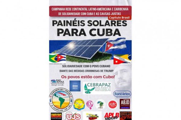 Paneles solares y más solidaridad de Brasil para Cuba