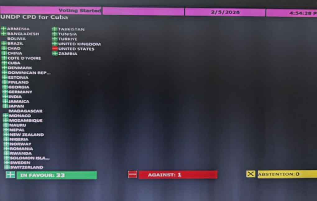 Cuba recibe apoyo internacional y de Naciones Unidas