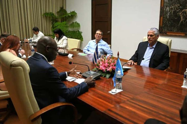 Reitera Díaz-Canel hermandad de Cuba hacia el pueblo palestino