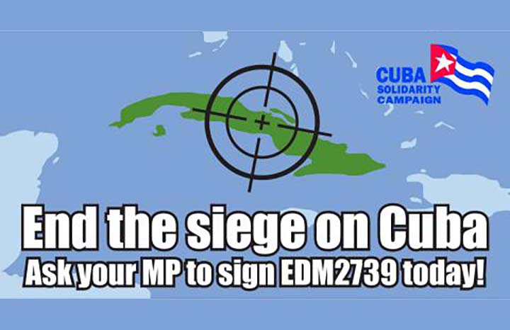 Rechazaron parlamentarios británicos sanciones de EE.UU. contra Cuba