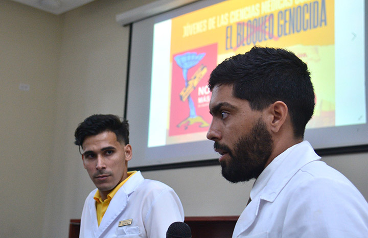 Jóvenes médicos denuncian impacto criminal del bloqueo