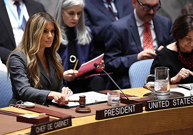 Melania Trump preside una sesión del Consejo de Seguridad de la ONU en medio de la guerra contra Irán