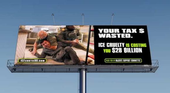 En ciudades de Estados Unidos instalan más de 200 vallas publicitarias contra el ICE