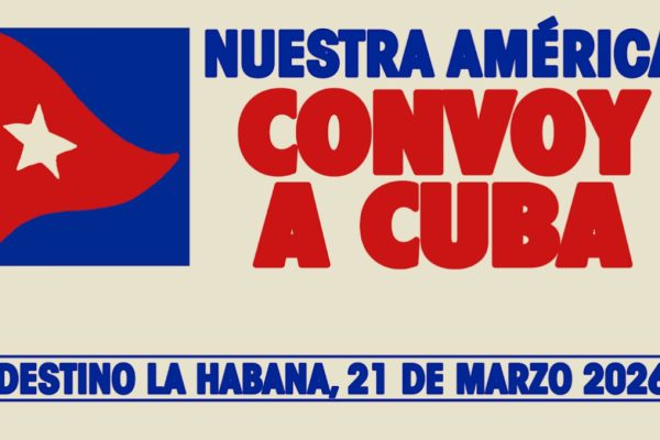 Un convoy internacional llevará a Cuba