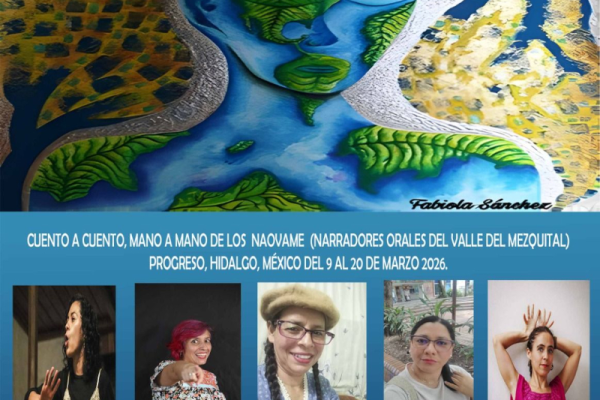 Evelin Queipo en festival internacional de narración en México