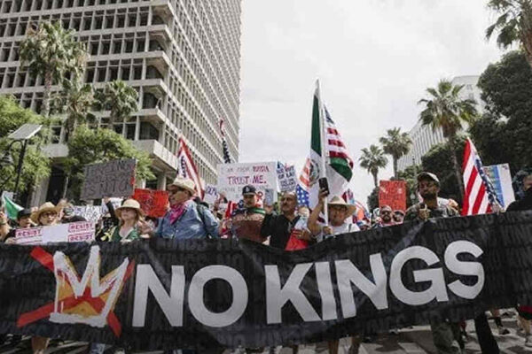 Movilización masiva No Kings en EE.UU. contra políticas de Trump