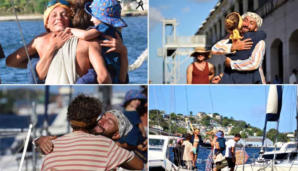 Celebra Díaz-Canel arribo de veleros del Convoy Nuestra América