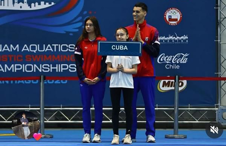 Asegurados nadadores artísticos de Cuba para Santo Domingo 2026