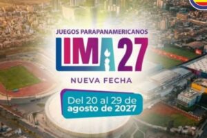 Nueva fecha para los Juegos Parapanamericanos de Lima 2027