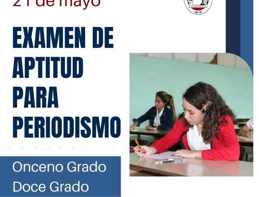 Examen de aptitud para el ingreso a la carrera de Periodismo