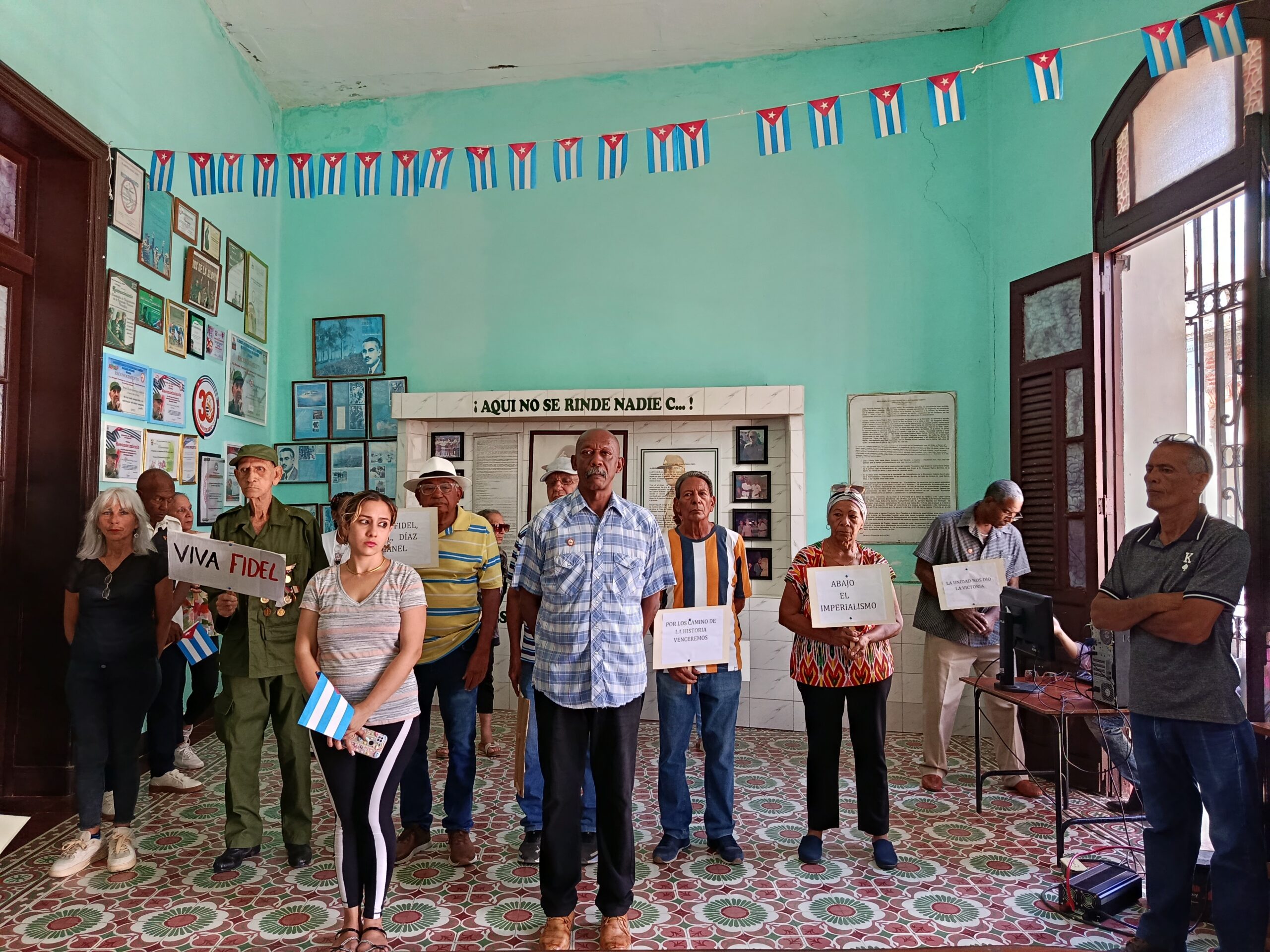 Combatientes de la Revolución en Camagüey condenan bloqueo norteamericano