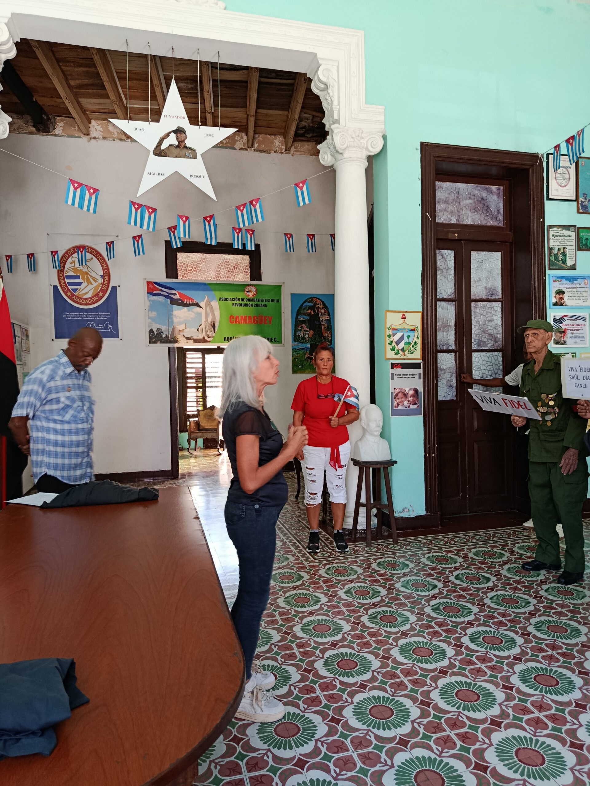 Combatientes de la Revolución en Camagüey condenan bloqueo norteamericano