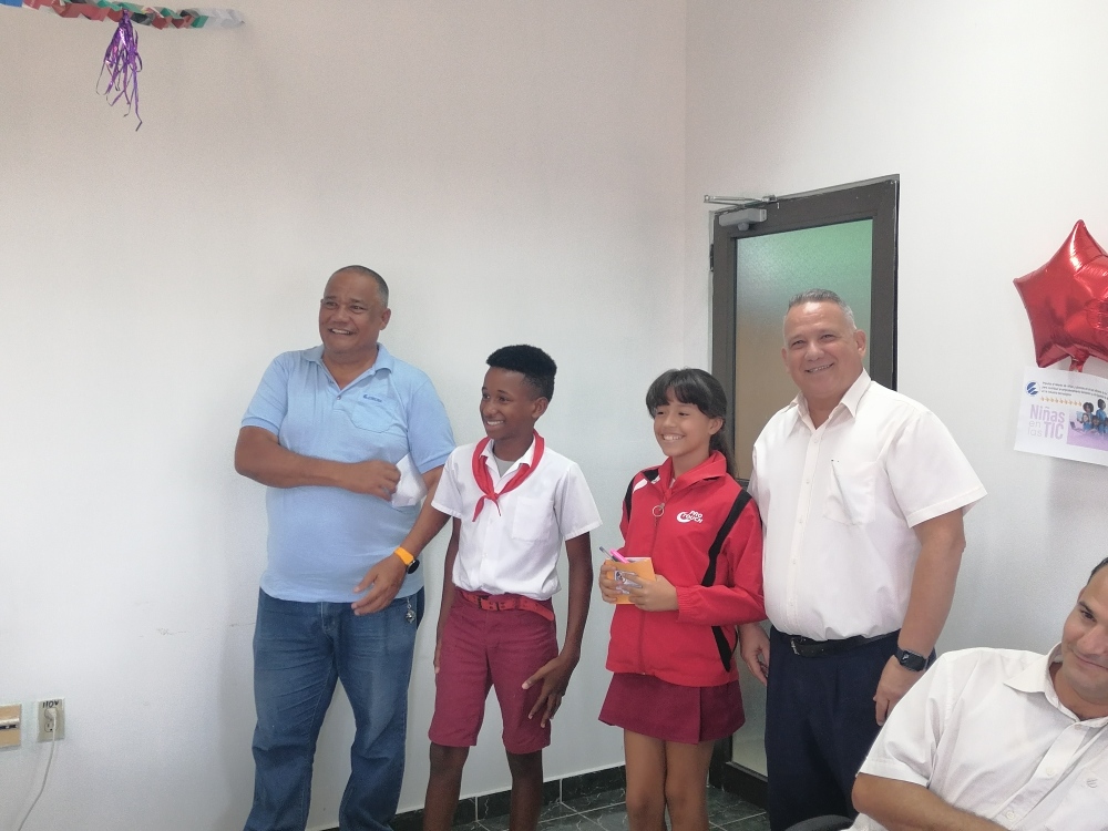 Celebración en Camagüey por el Día Internacional de las Niñas en las TIC