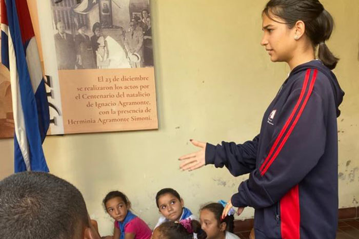 Reafirmaron estudiantes camagüeyanos vigencia del ideario de Agramonte