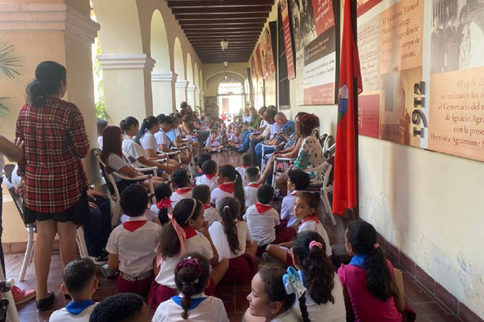 Reafirmaron estudiantes camagüeyanos vigencia del ideario de Agramonte