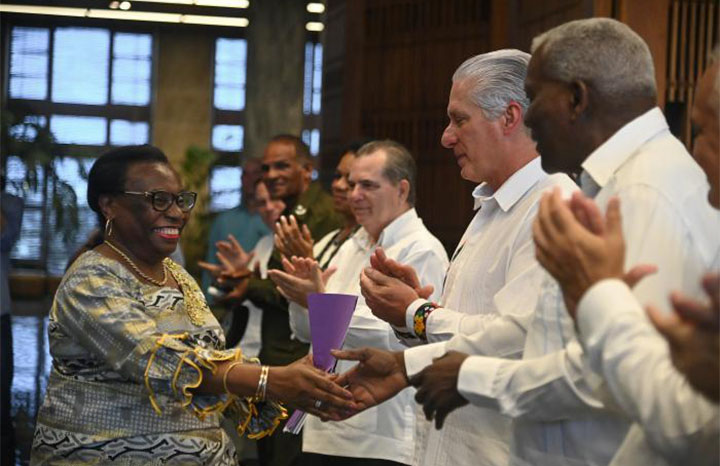 Agradece Díaz-Canel solidaridad de los pueblos de África