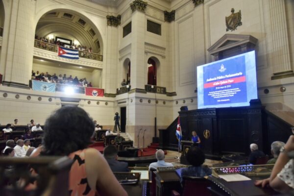 Celebran audiencia pública parlamentaria «Cuba quiere paz»