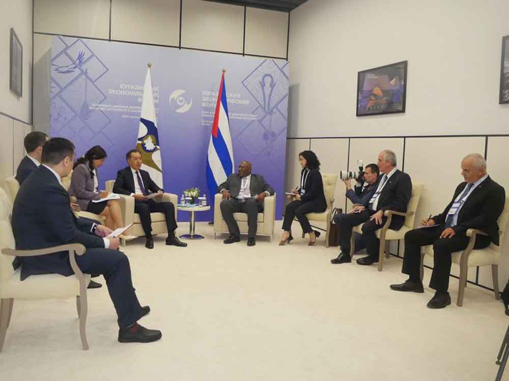 Cuba y Unión Euroasiática firman plan de cooperación 2026-2030