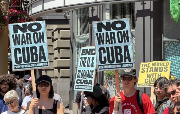 Reclamo en Estados Unidos: ¡No a la guerra contra Cuba!