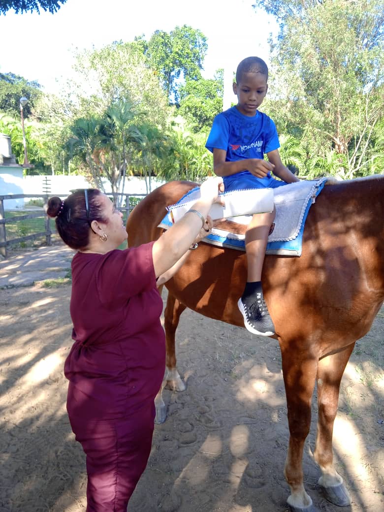 Desde la rehabilitación Yirka salva vidas