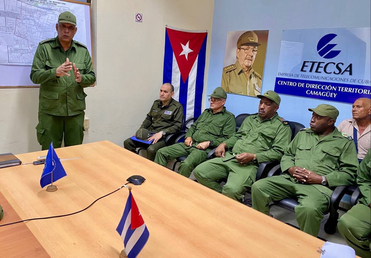 Estructuras de mando en Camagüey realizan Ejercicio Popular Meteoro 2026