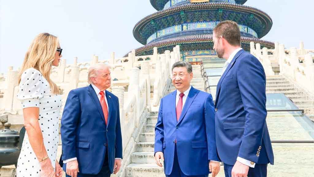 Amplio destaque en prensa de Estados Unidos a cumbre Trump-Xi Jinping en China