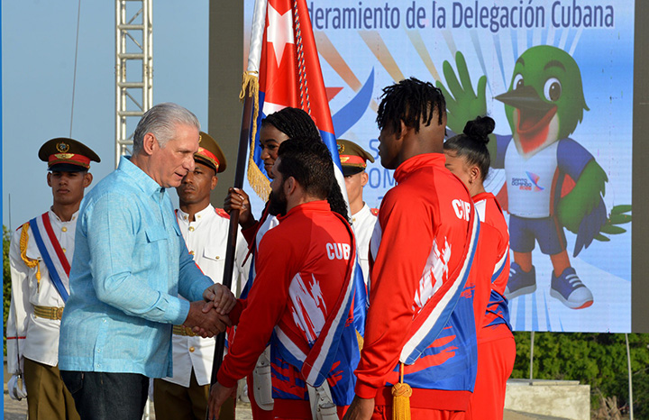 Abanderan delegación cubana a Juegos Centroamericanos y del Caribe 2026