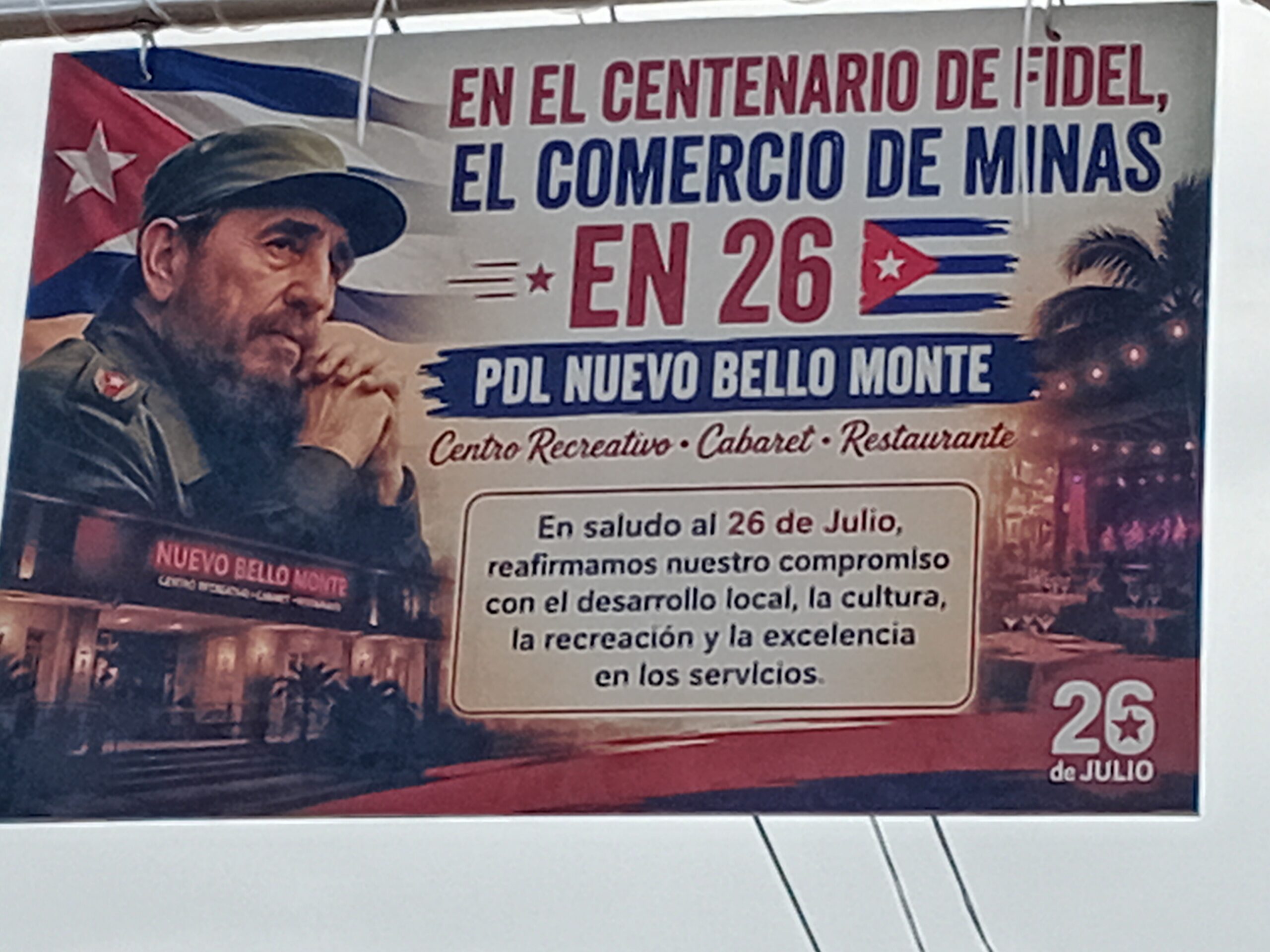 Rescatan centros recreativos en Minas en 26