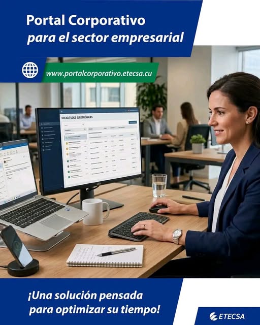 Funciona en Camagüey Portal corporativo para optimizar gestión empresarial