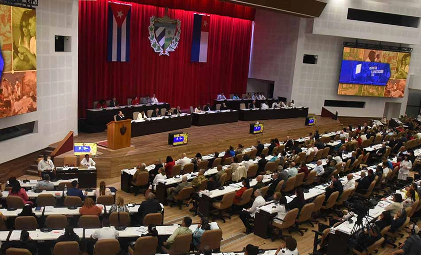 Cuba quiere paz, declaración del Parlamento cubano