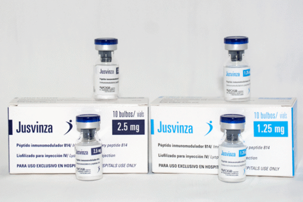 Destaca CIGB resultados de medicamento Jusvinza