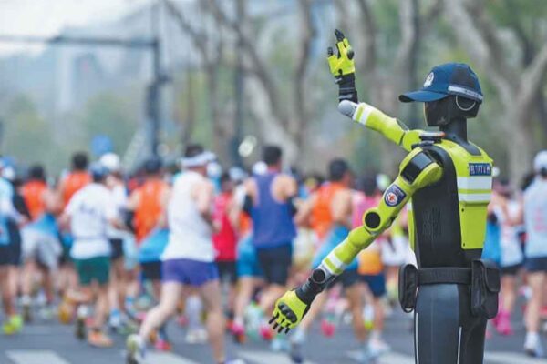 Conoce al primer escuadrón de robots policías de tráfico de China