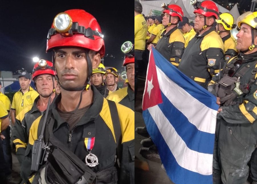 Destacan profesionalismo de rescatistas cubanos en Venezuela