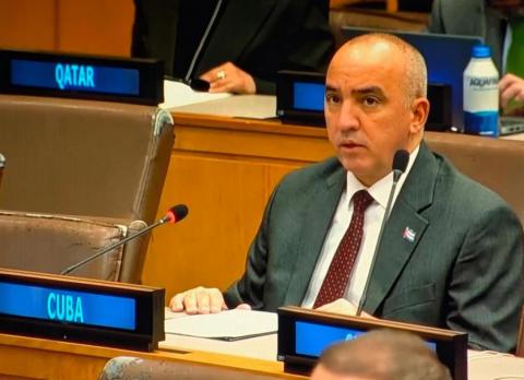 Denunció Cuba en la ONU impacto del bloqueo en transición energética