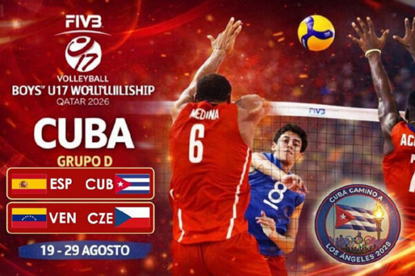 Lista Cuba para Campeonato Mundial Masculino sub 17 de voleibol