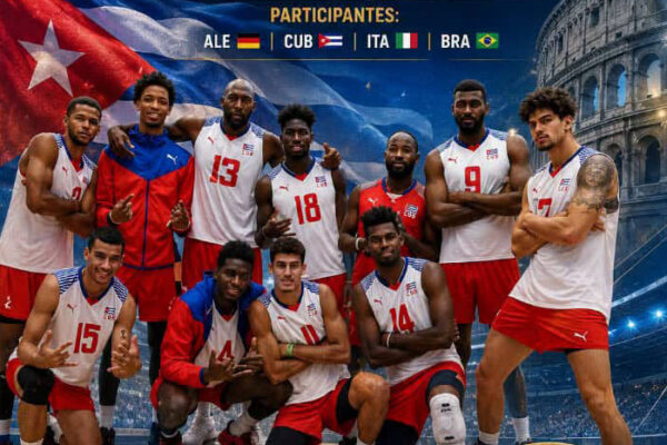 Derrota Cuba al anfitrión Italia en cuadrangular masculina de voleibol