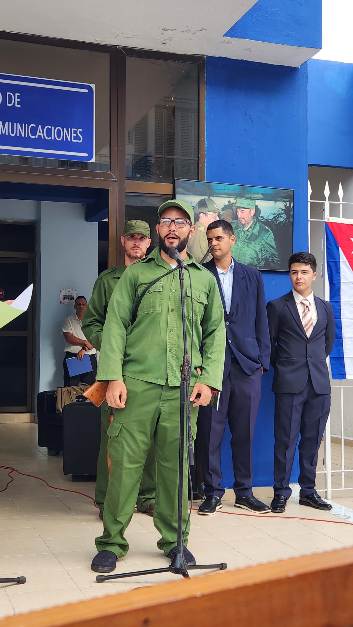 Trabajadores de las telecomunicaciones tienen presente a Fidel