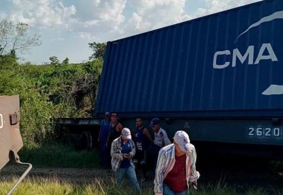 Reportan accidente de un tren de carga en Camagüey
