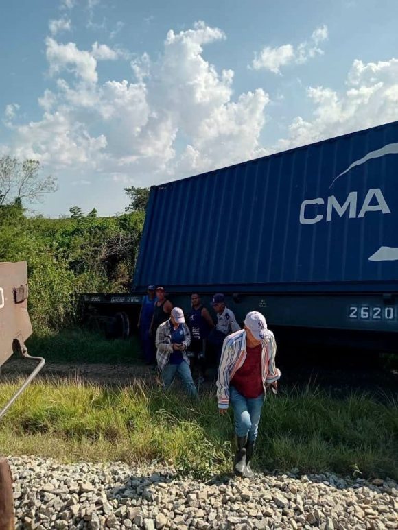 Reportan accidente de un tren de carga en Camagüey