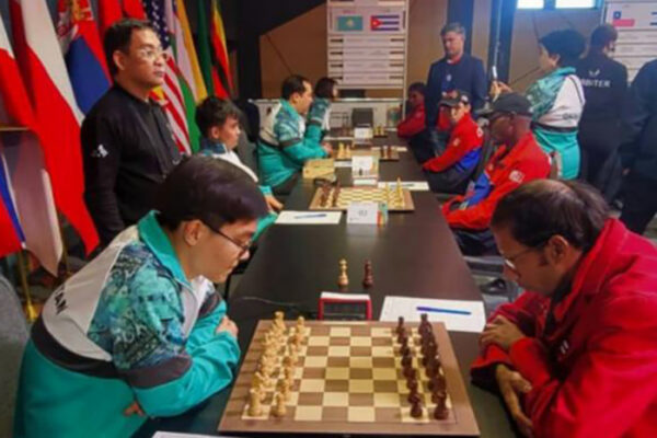 Cuba lidera Olimpiada de Ajedrez para Personas con Discapacidad
