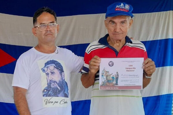 Marcelino destaca en las tareas del barrio