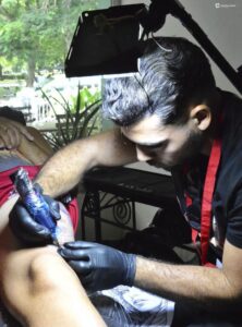 Arte corporal en Camagüey por los 40 de la Asociación Hermanos Saíz