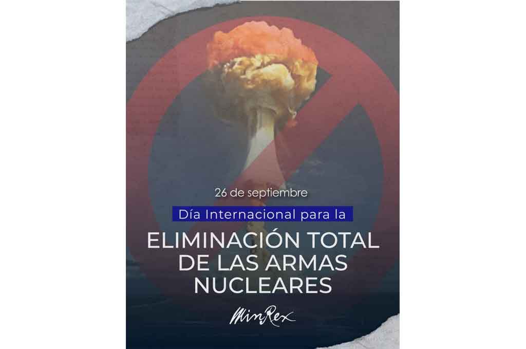 Cuba reafirma compromiso con desarme nuclear